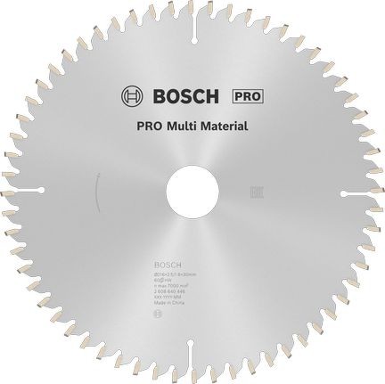 Piła tarczowa PRO Multi Material 216x30 60Z - BOSCH