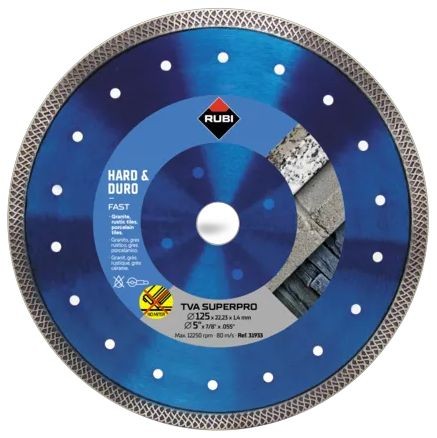 Tarcza diamentowa TURBO VIPER TVA 125 SUPERPRO - RUBI