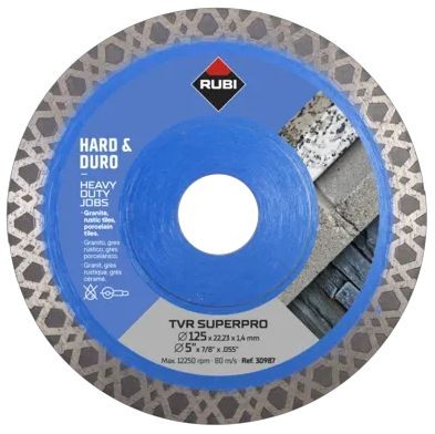 Tarcza diamentowa TURBO VIPER TVR 125 SUPERPRO - RUBI