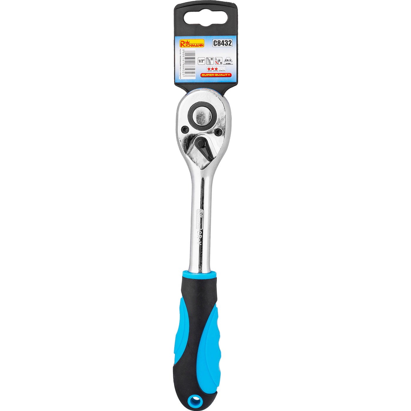 Klucz grzechotkowy prosty 1/2" - RICHMANN