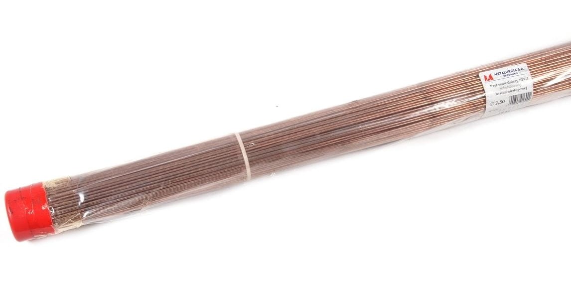 Drut spawalniczy SPG1 miedziowany 2.5mm - METALURGIA