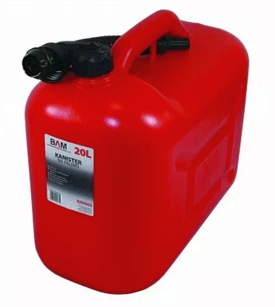 Kanister do paliwa z lejkiem 20L HDPE - BAM