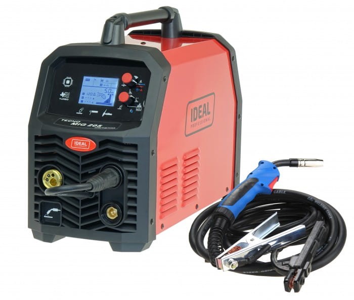 Półautomat TECNO MIG 205 LCD MIG/TIG/MMA - IDEAL