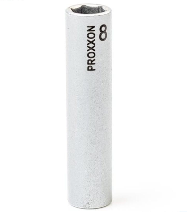 Nasadka sześciokątna długa 8mm 1/4"  - PROXXON