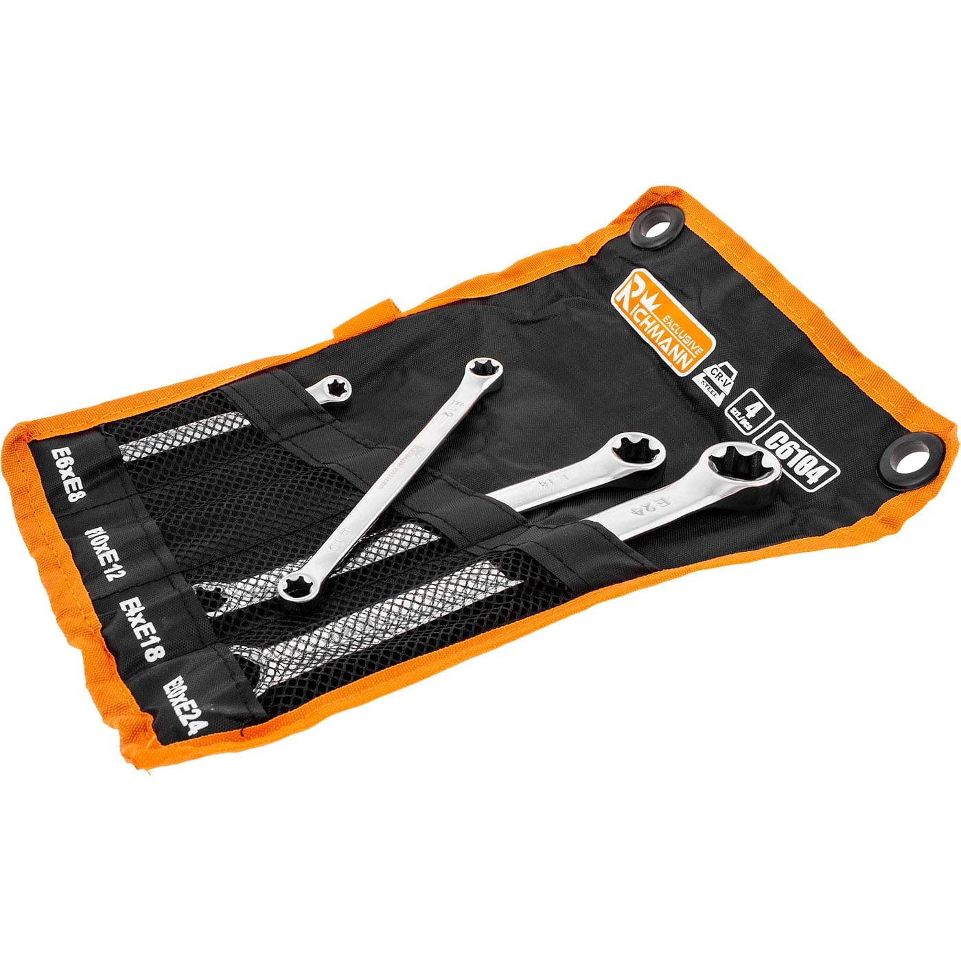 Klucze dwustronne TORX E6-E24 4szt. - RICHMANN