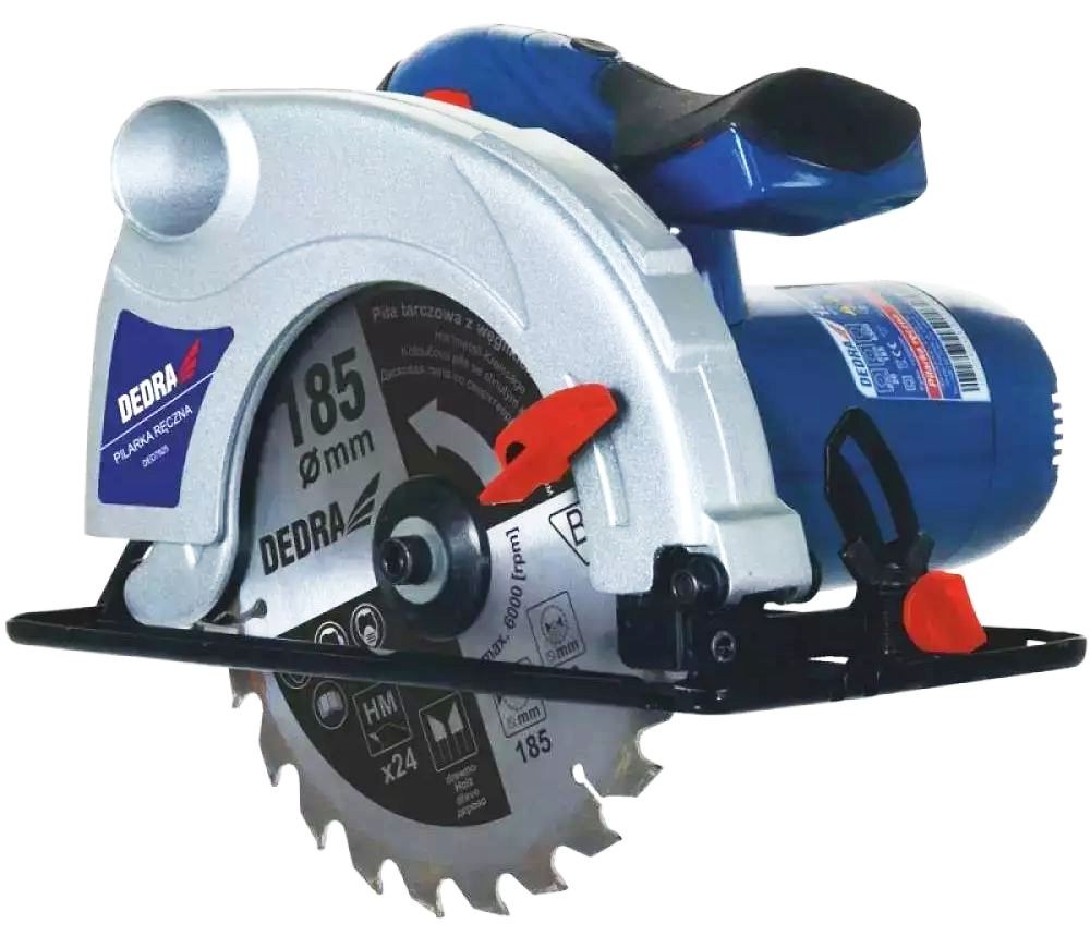 Pilarka ręczna tarczowa 1500W 185mm - DEDRA