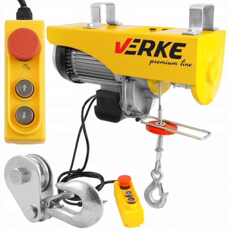 Wyciągarka linowa 1000/500 kg 220V - VERKE