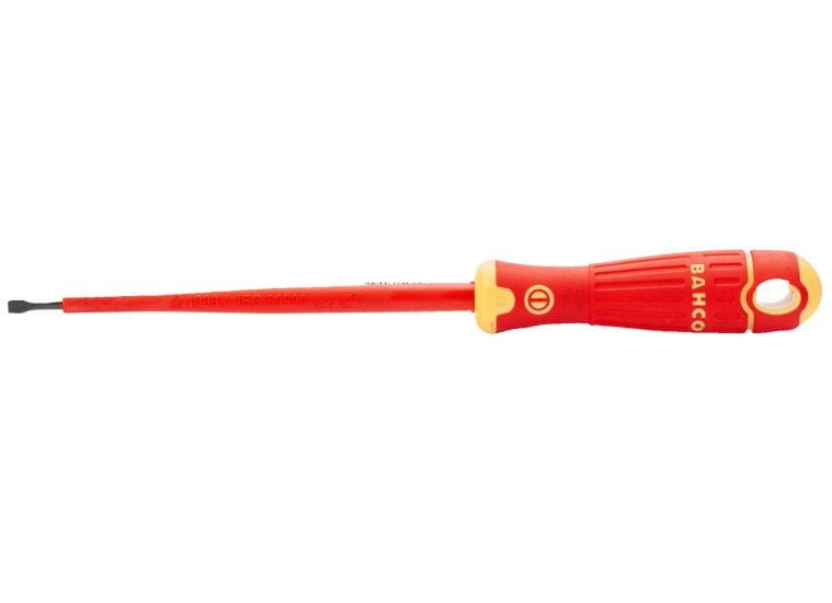 Wkrętak izolowany VDE płaski 1.0x5.5x125mm FIT - BAHCO