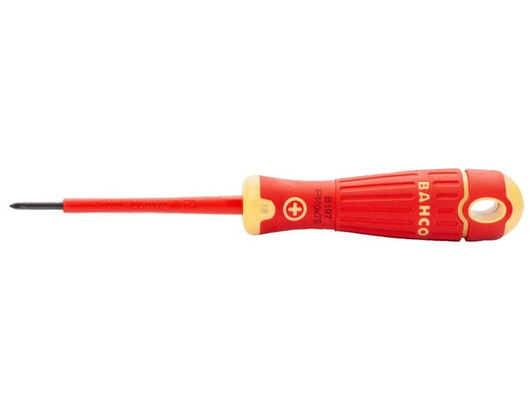 Wkrętak izolowany VDE Phillips PH2x100mm FIT - BAHCO