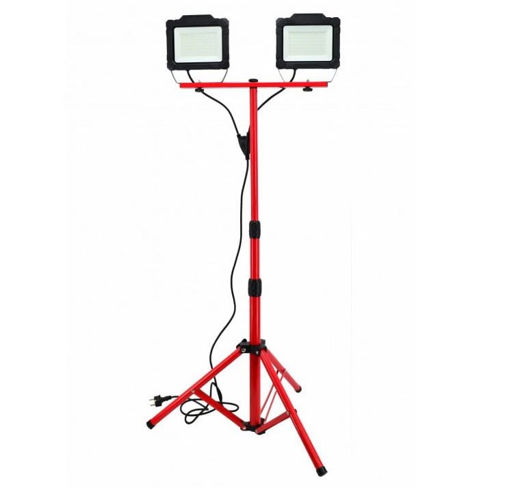 Reflektory na statywie LED IP65 2x50W - AW TOOLS