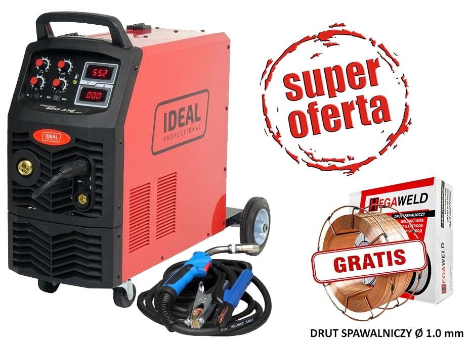 Półautomat TECNO MIG 330 4X4 DIGITAL MMA - IDEAL