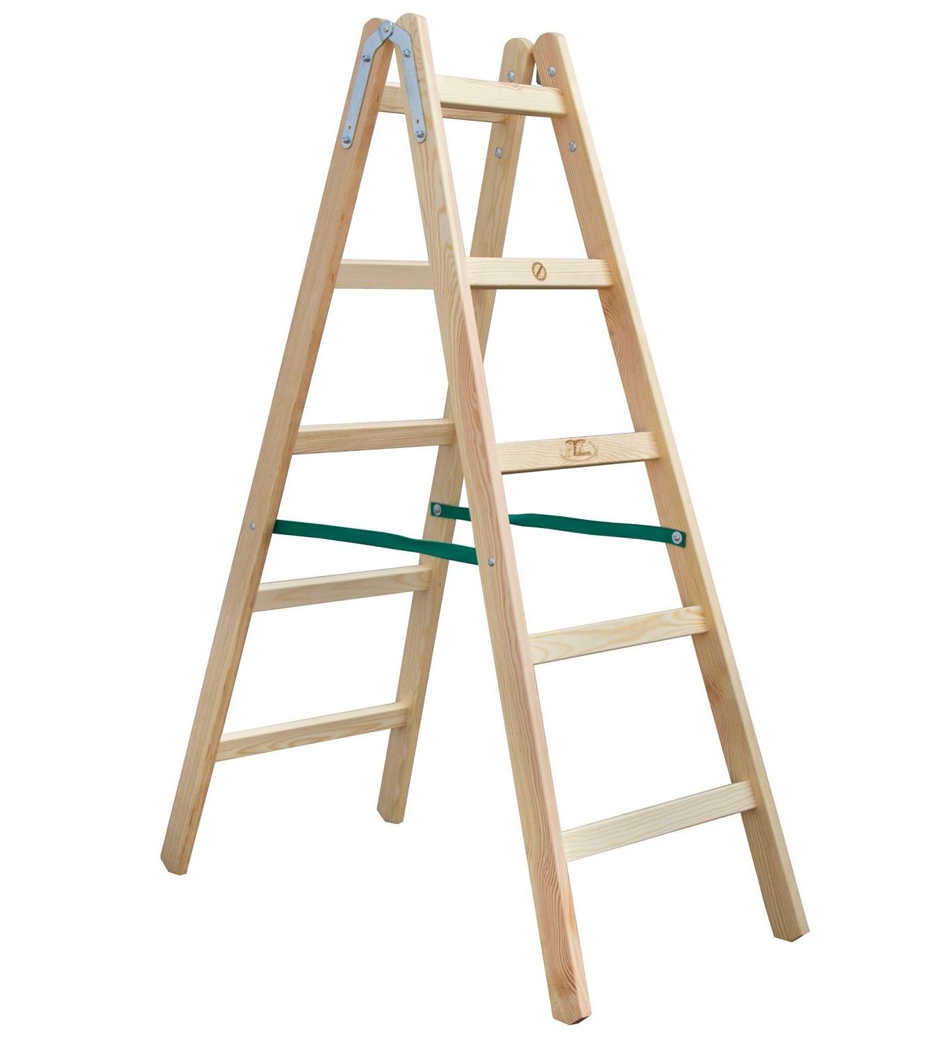 Drabina drewniana 2x5 st. 153 cm - PROLEX