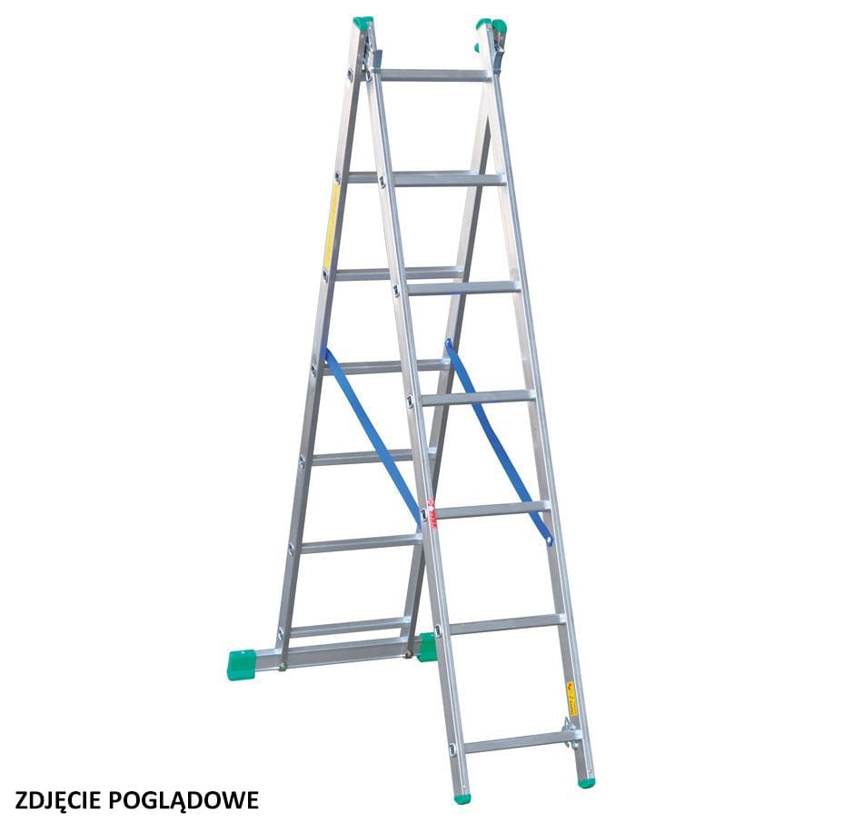 Drabina 2x9 TP 3209 ALU 4.21m - DRABEX