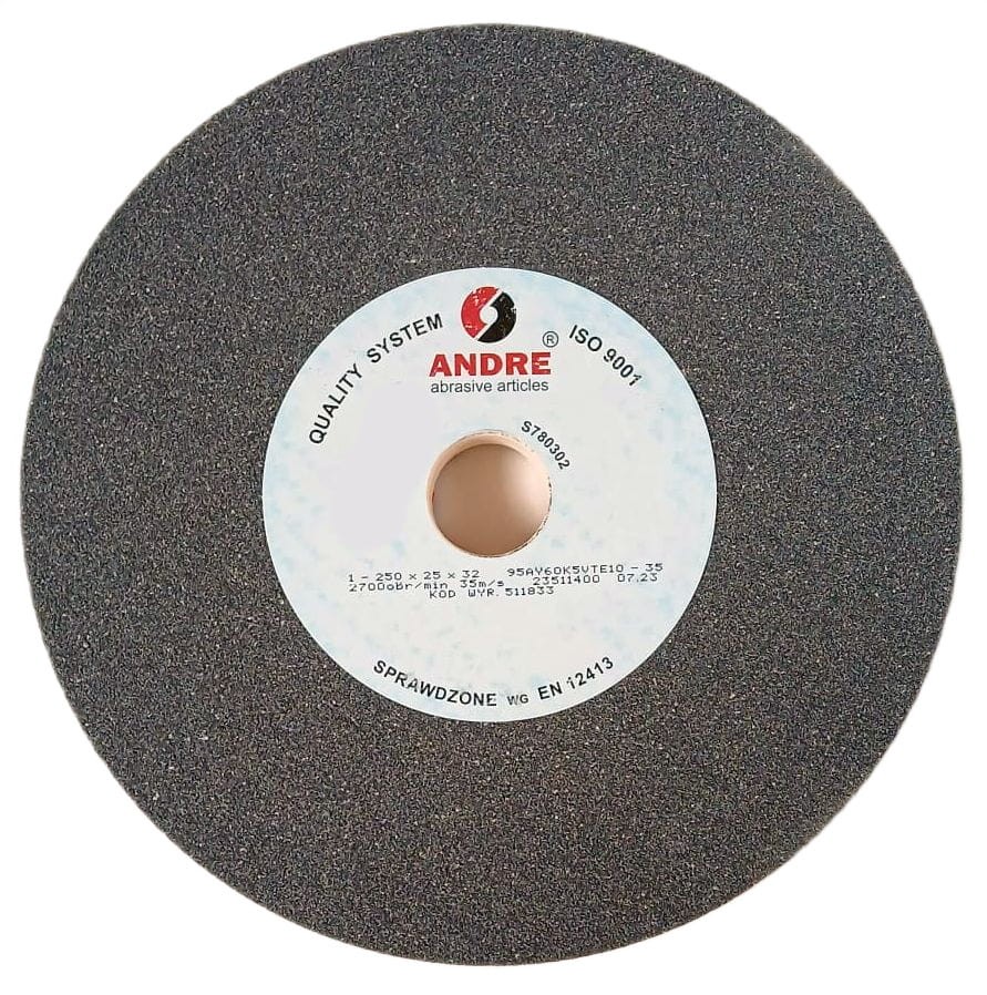 Kamień szlifierski 250x25x32 mm 95AY60K5VTE10 - ANDRE