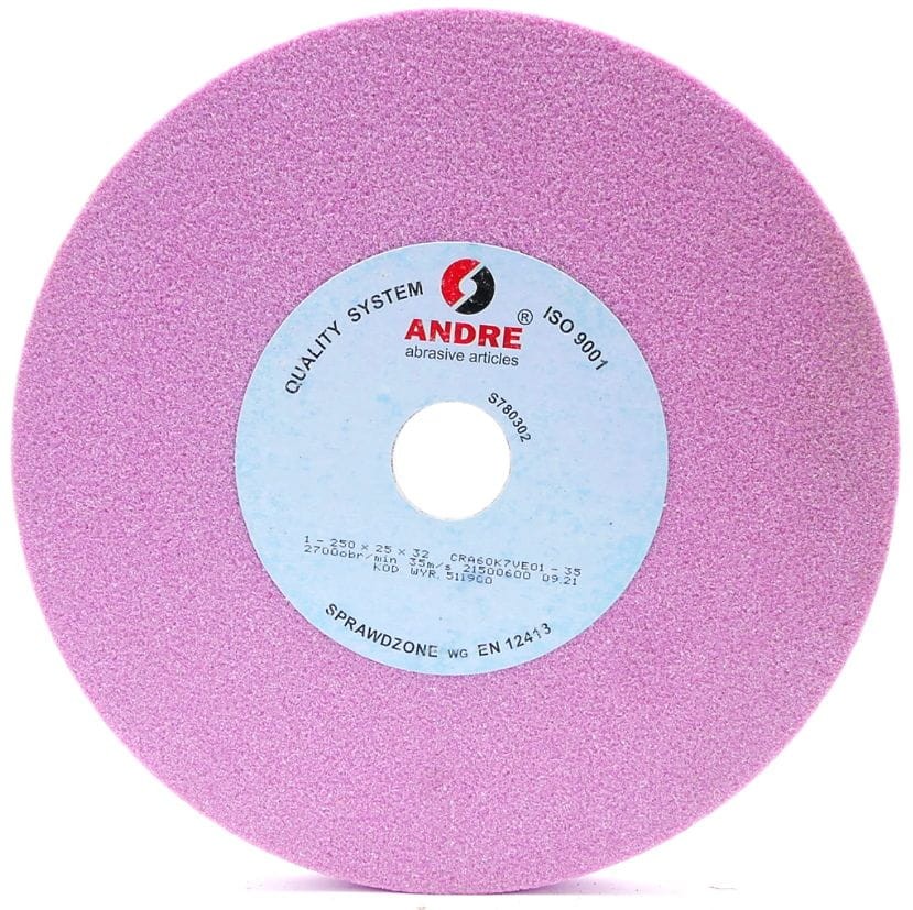 Kamień szlifierski 250x25x32 mm CRA60K7VE01 - ANDRE