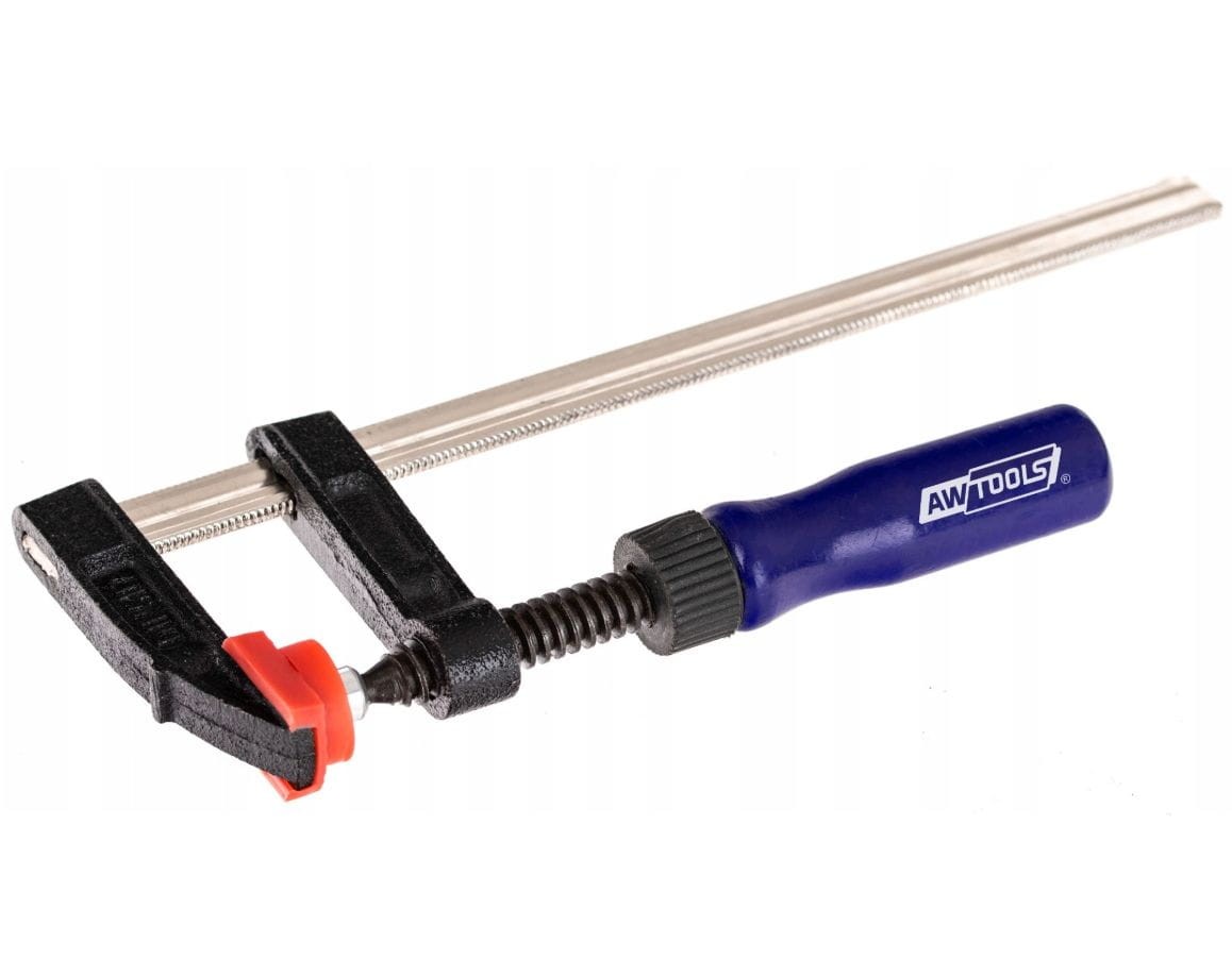 Ścisk stolarski śrubowy Typ F 500x120 mm - AW TOOLS