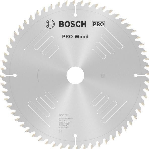 Piła tarczowa PRO WOOD 254x30 60Z - BOSCH